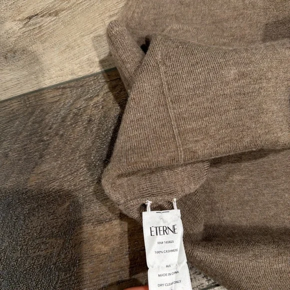 ETERNE Paige cashmere vest top in millet size M/L - Picture 4 of 5